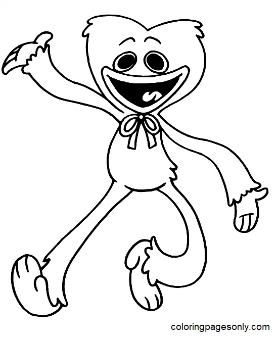 Huggy Wuggy Coloring Pages 48