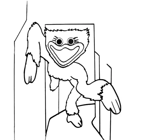 Huggy Wuggy Coloring Pages 54