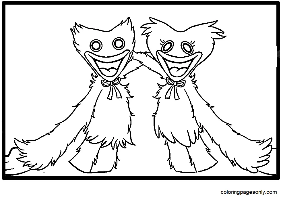 Huggy Wuggy Coloring Pages 55