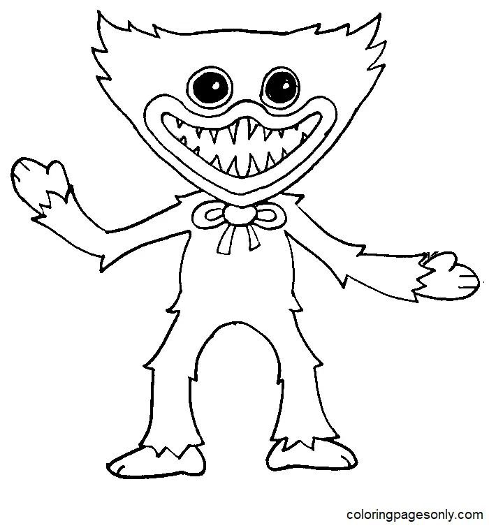 Huggy Wuggy Coloring Pages 57