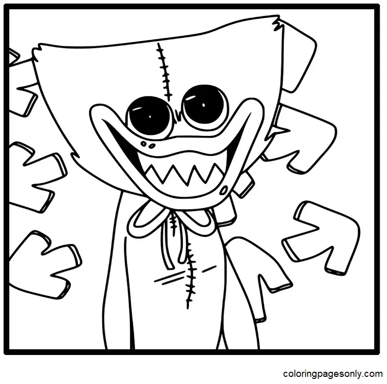 Huggy Wuggy Coloring Pages 58