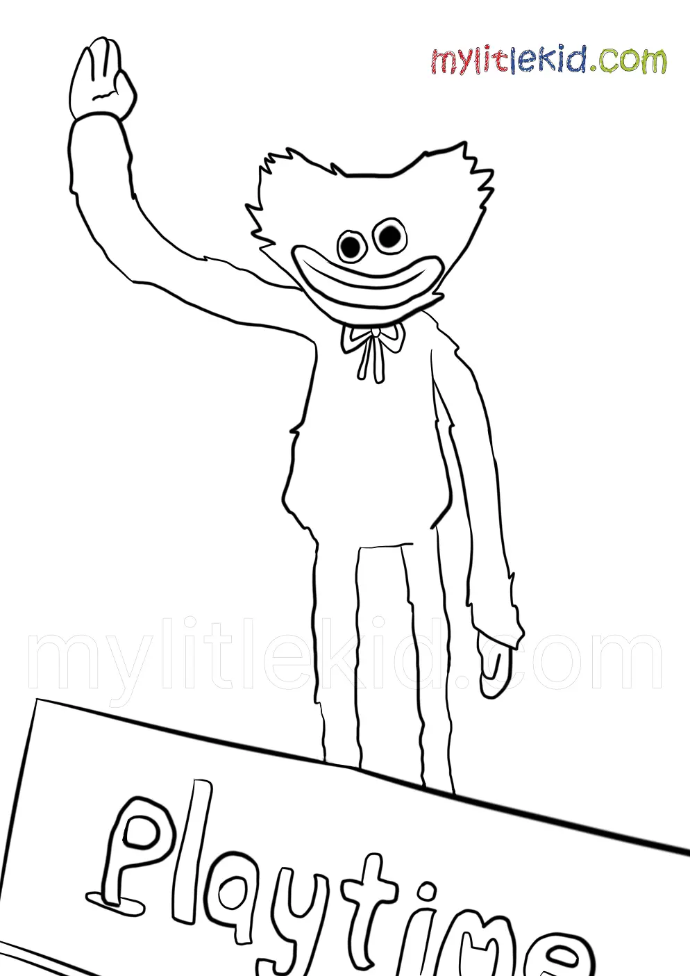 Huggy Wuggy Coloring Pages 67