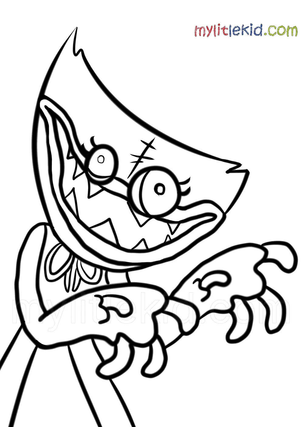 Huggy Wuggy Coloring Pages 73