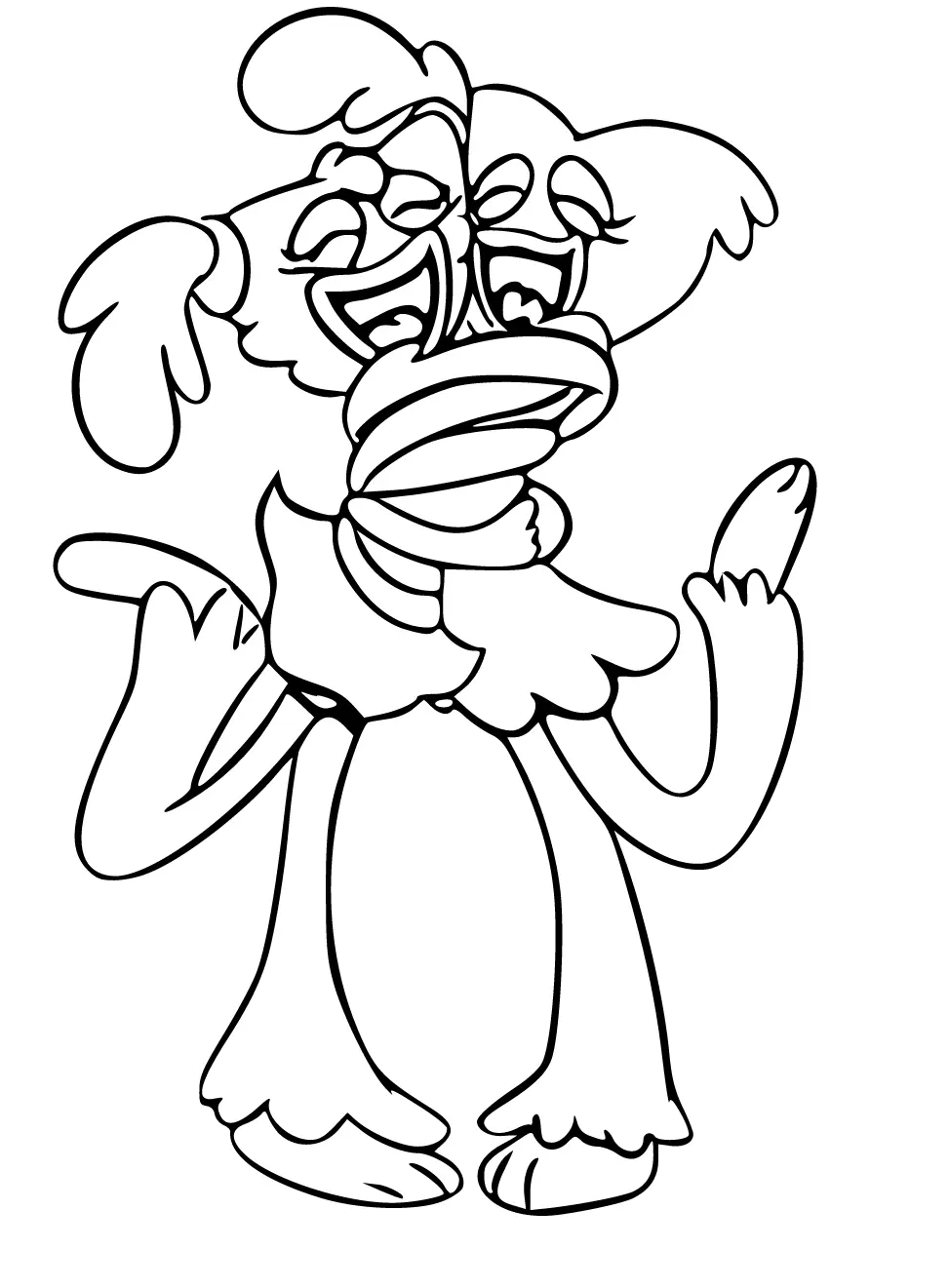 Huggy Wuggy Coloring Pages 74