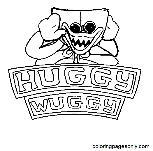 Huggy Wuggy Coloring Pages 75