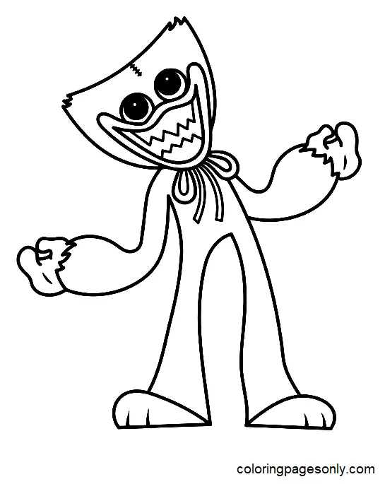 Huggy Wuggy Coloring Pages 76