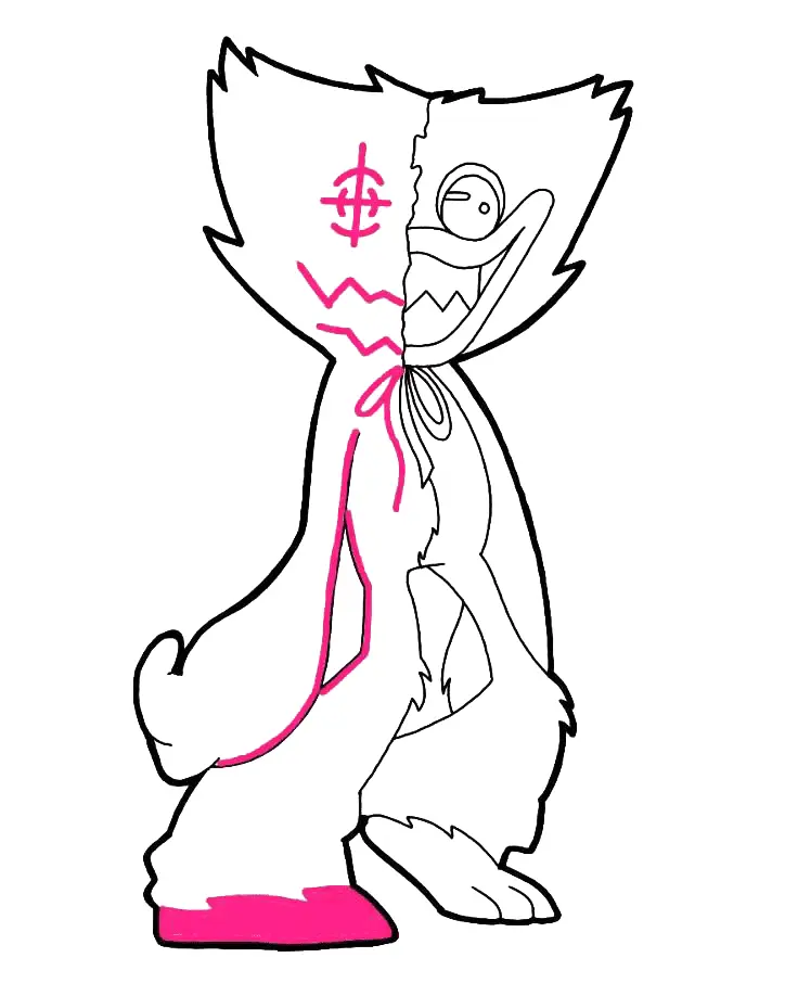 Huggy Wuggy Coloring Pages 84
