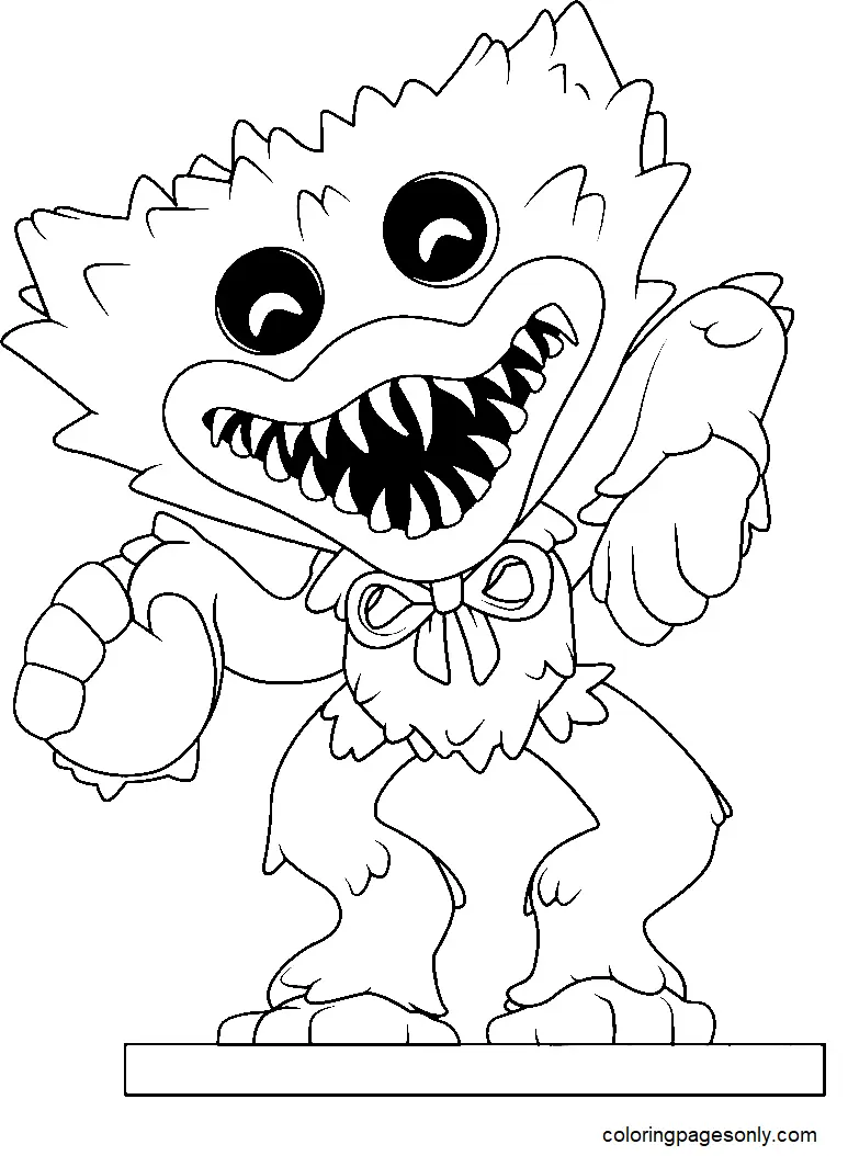 Huggy Wuggy Coloring Pages 85