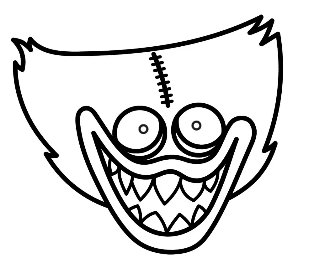 Huggy Wuggy Coloring Pages 89