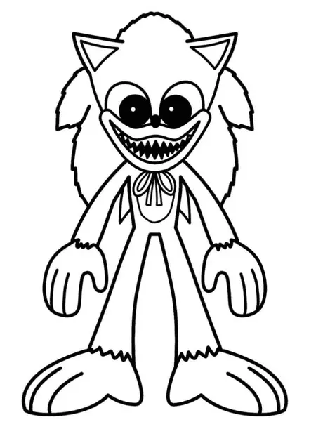 Huggy Wuggy Coloring Pages 9