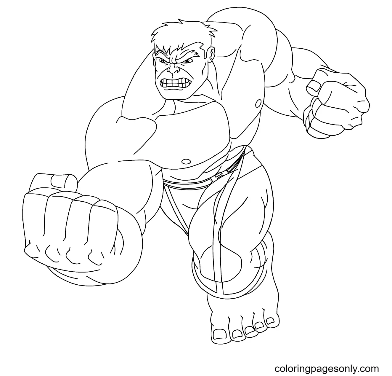 Hulk Coloring Pages 11