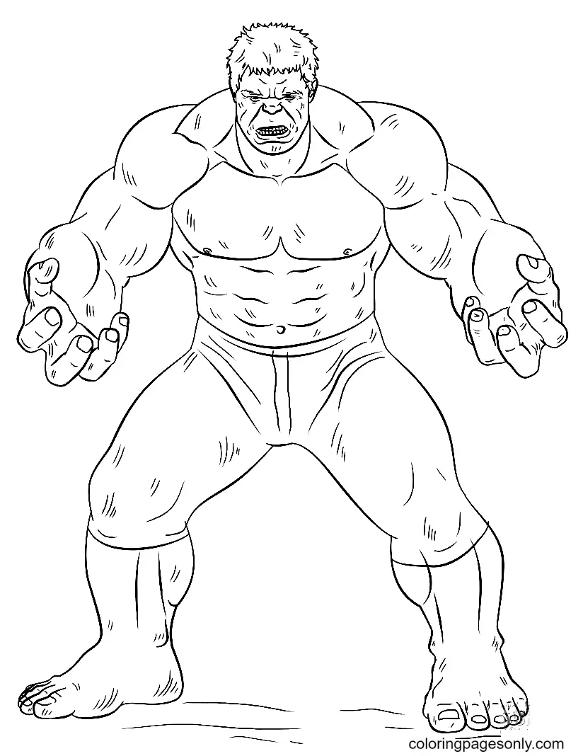 Hulk Coloring Pages 15
