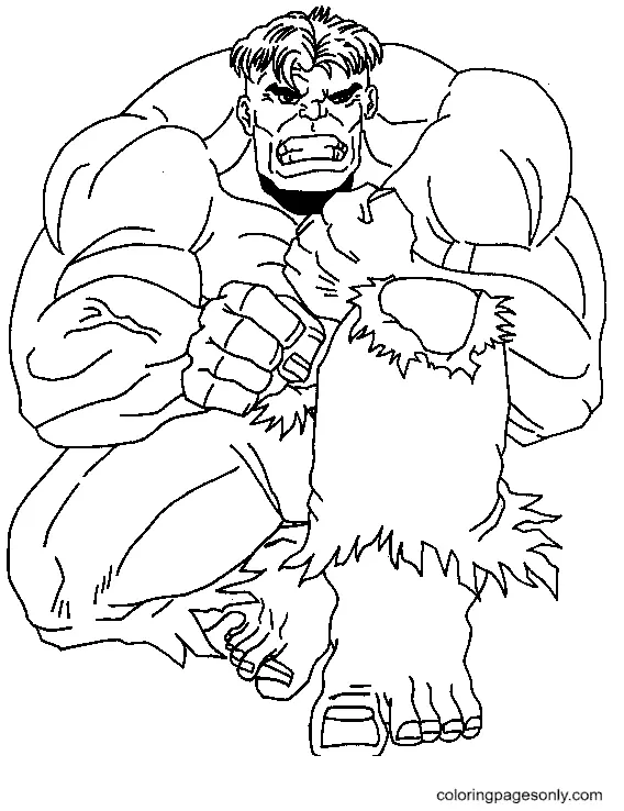 Hulk Coloring Pages 16