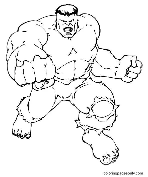 Hulk Coloring Pages 18