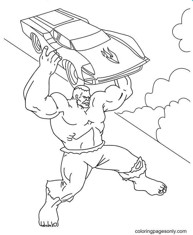 Hulk Coloring Pages 23