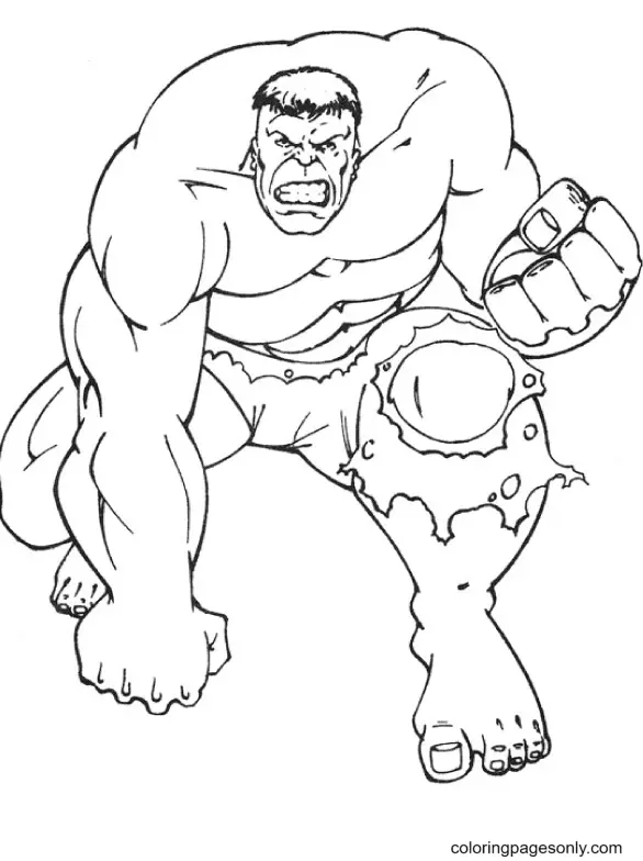 Hulk Coloring Pages 25