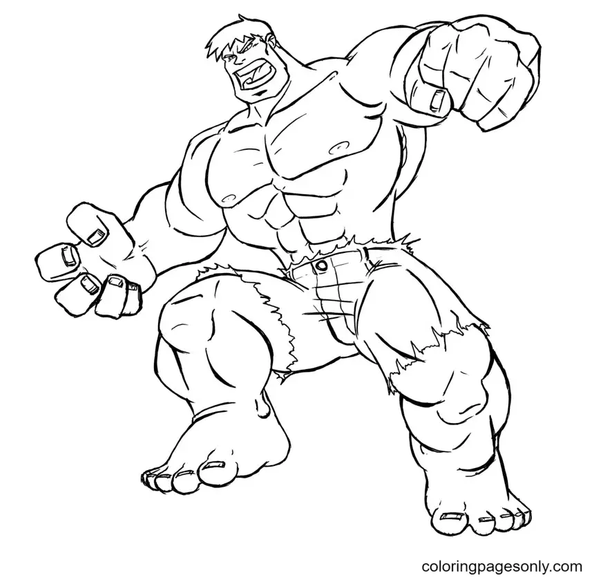 Hulk Coloring Pages 3