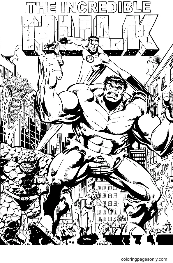 Hulk Coloring Pages 43