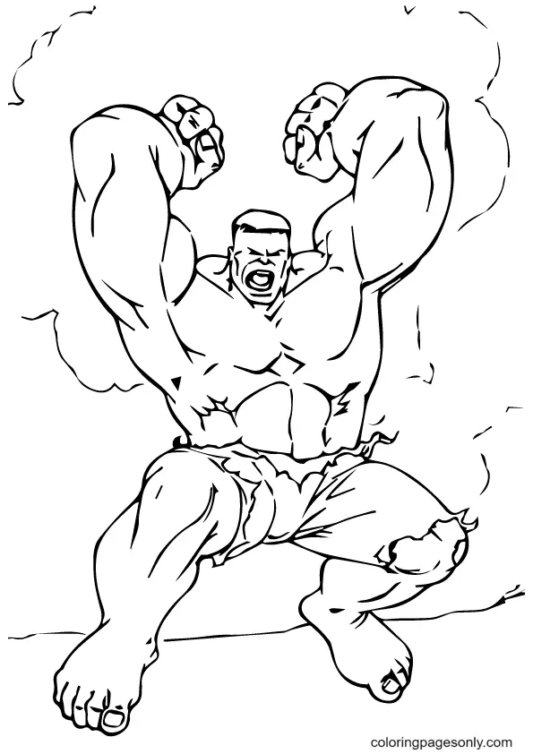 Hulk Coloring Pages 49