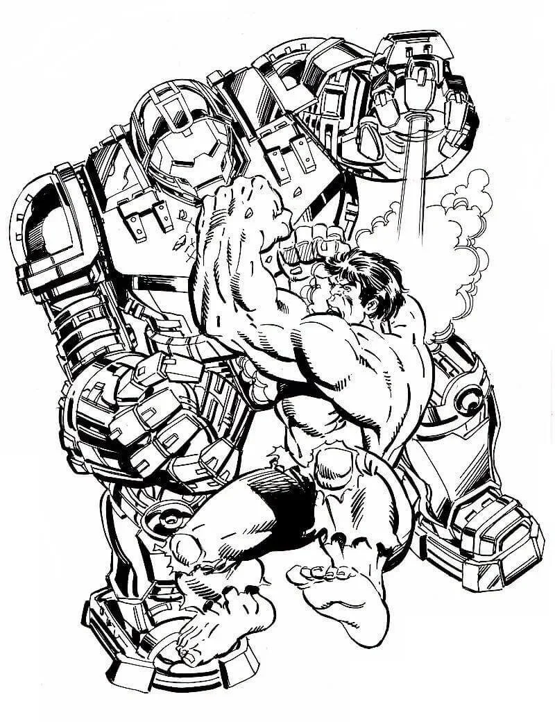 Hulkbuster Coloring Pages 11