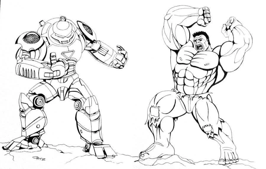 Hulkbuster Coloring Pages 5