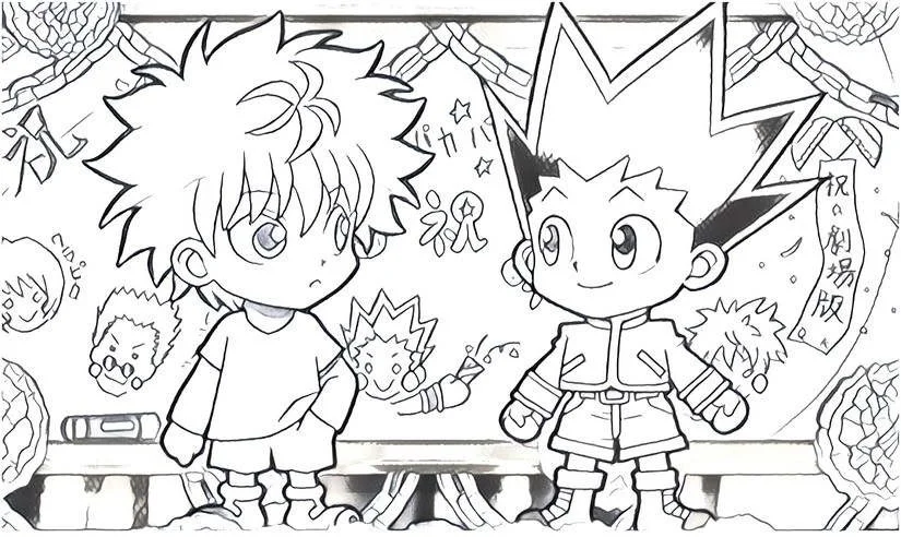 Hunter x Hunter Coloring Pages 15