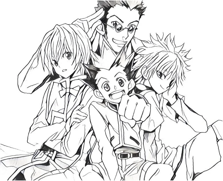 Hunter x Hunter Coloring Pages 26