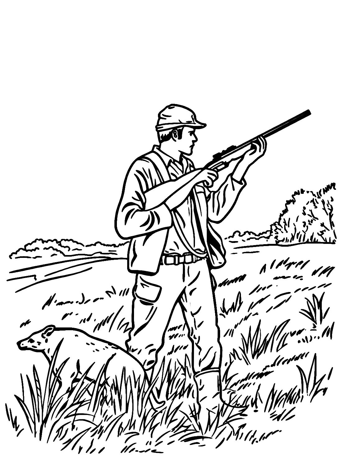 Ausmalbilder Jagd