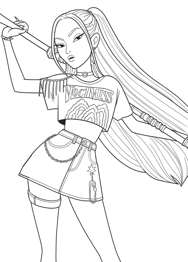 Anime Coloring Pages