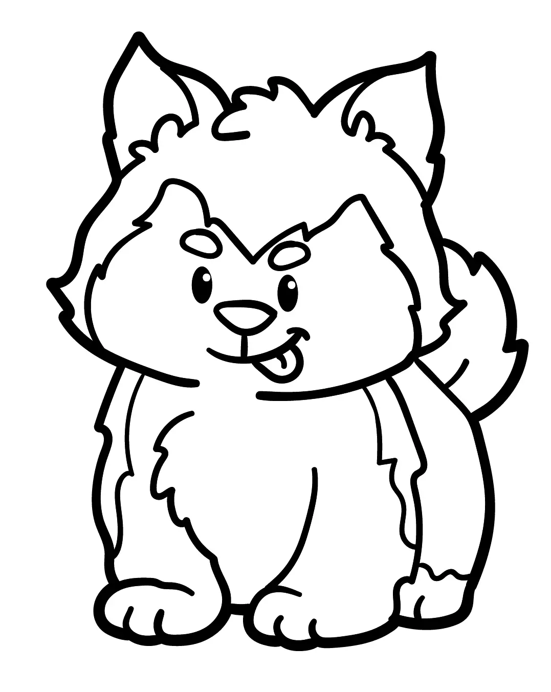 Husky Para Colorear 17