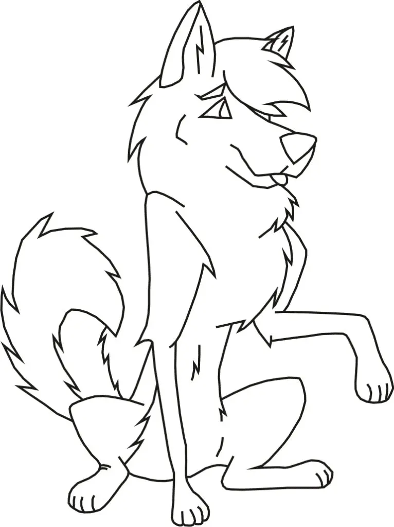 Husky Para Colorear 35