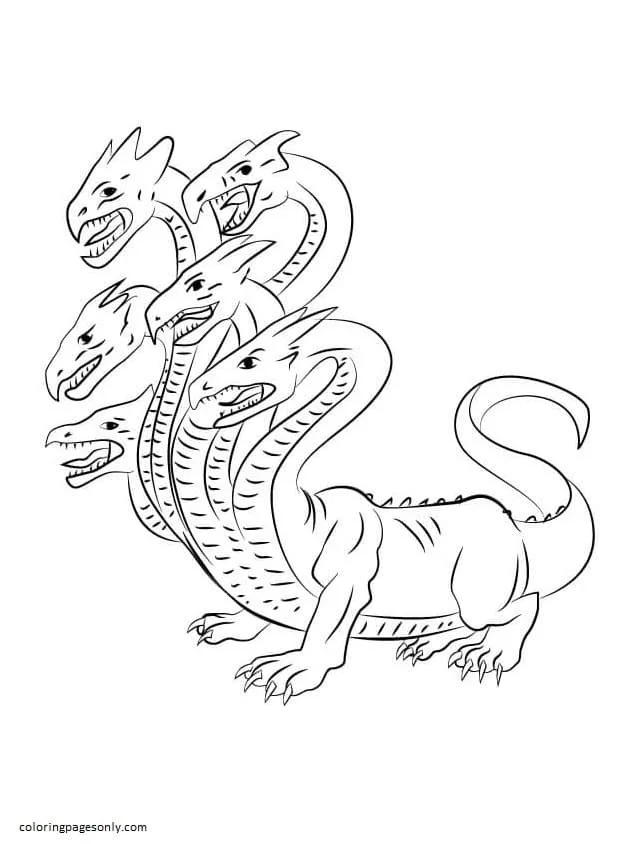 Hydra Coloring Pages 16