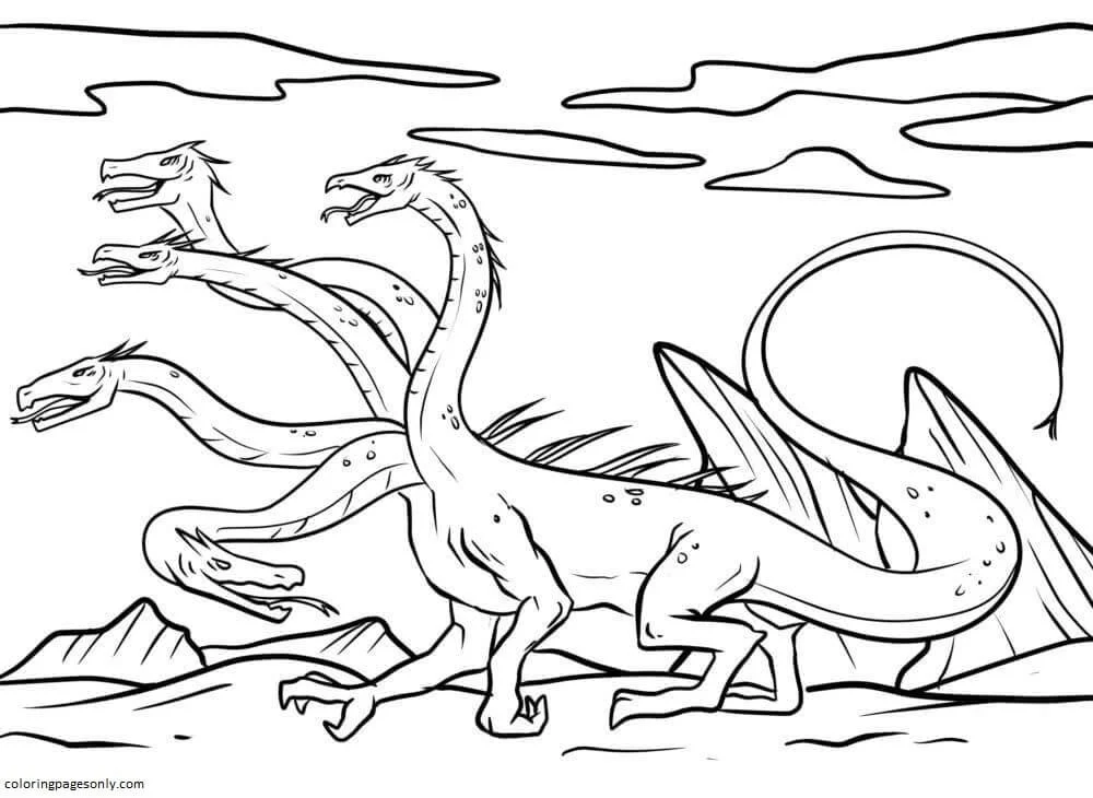 Hydra Coloring Pages 19