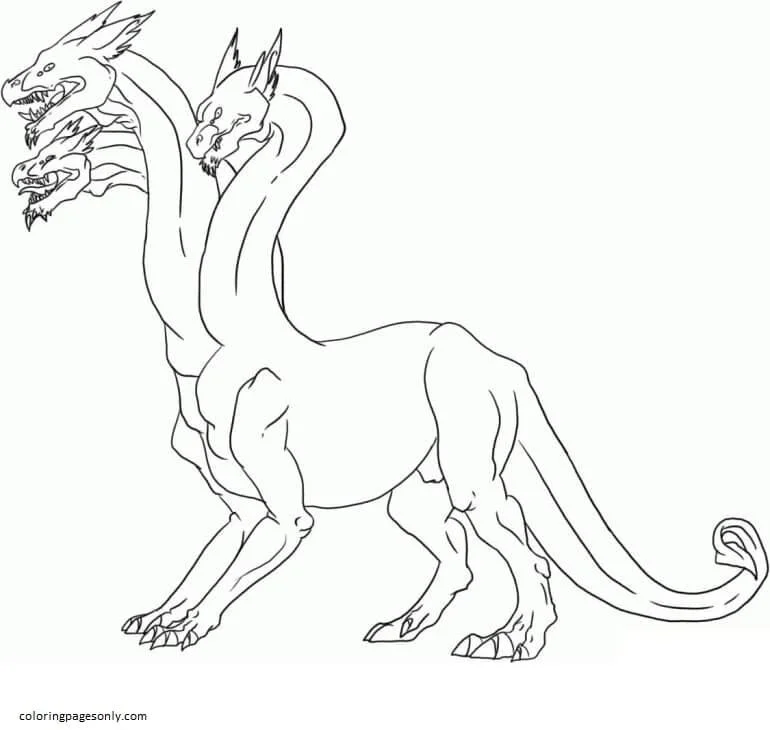 Hydra Coloring Pages 4