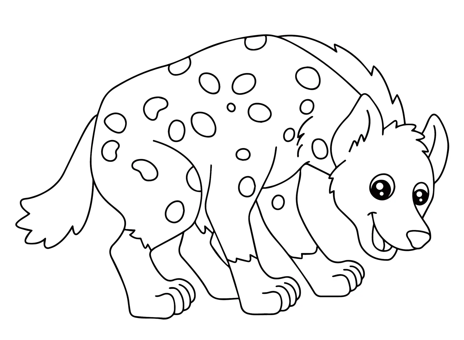 Hyena Ausmalbilder 11