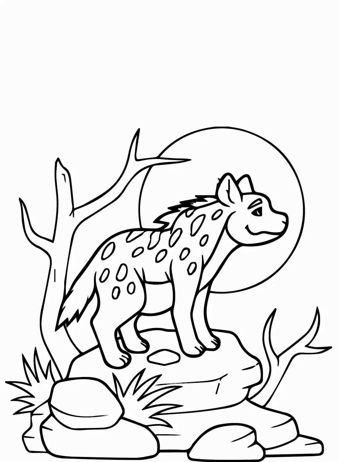 Hyena Ausmalbilder 12