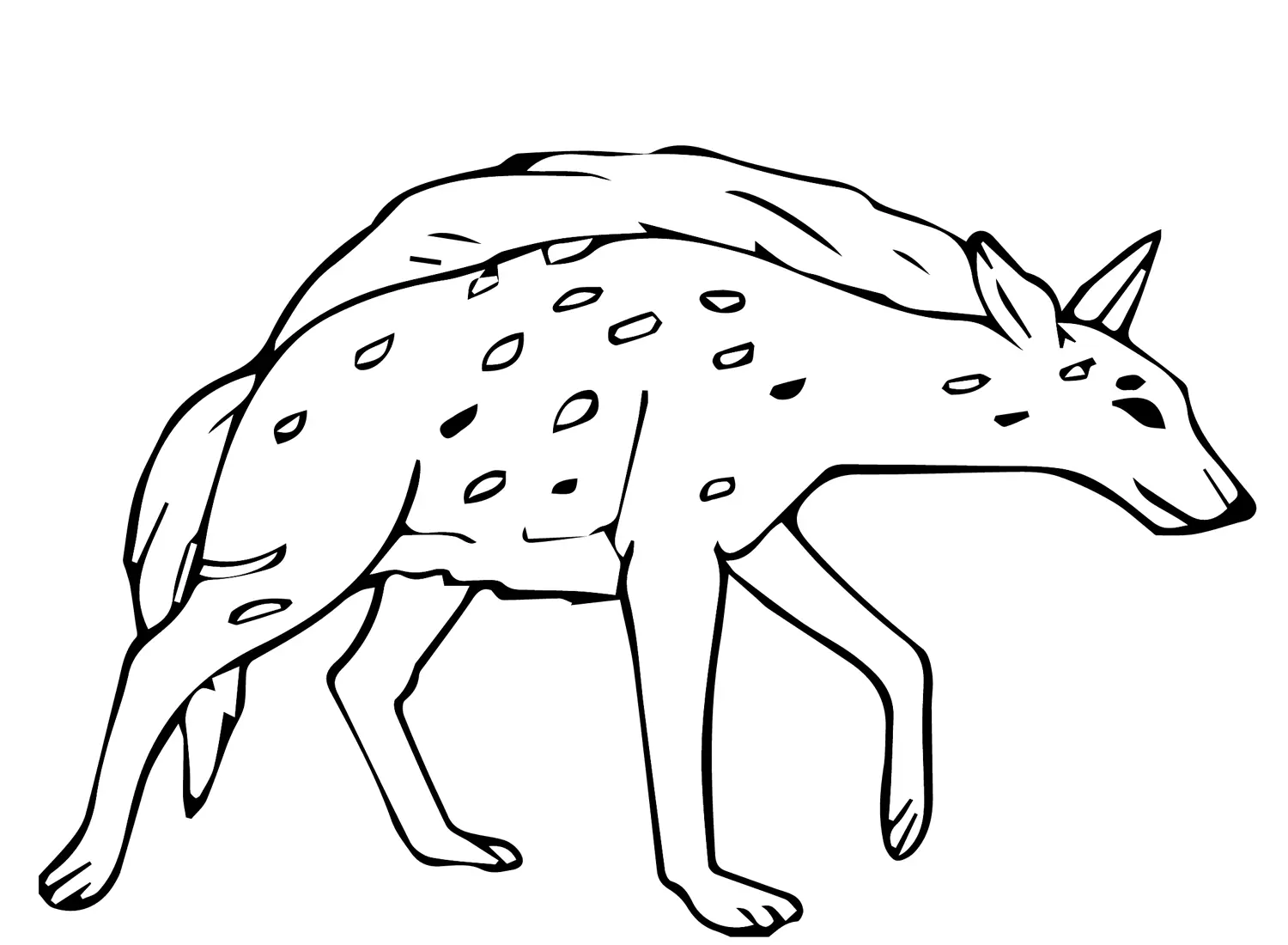 Hyena Ausmalbilder 17