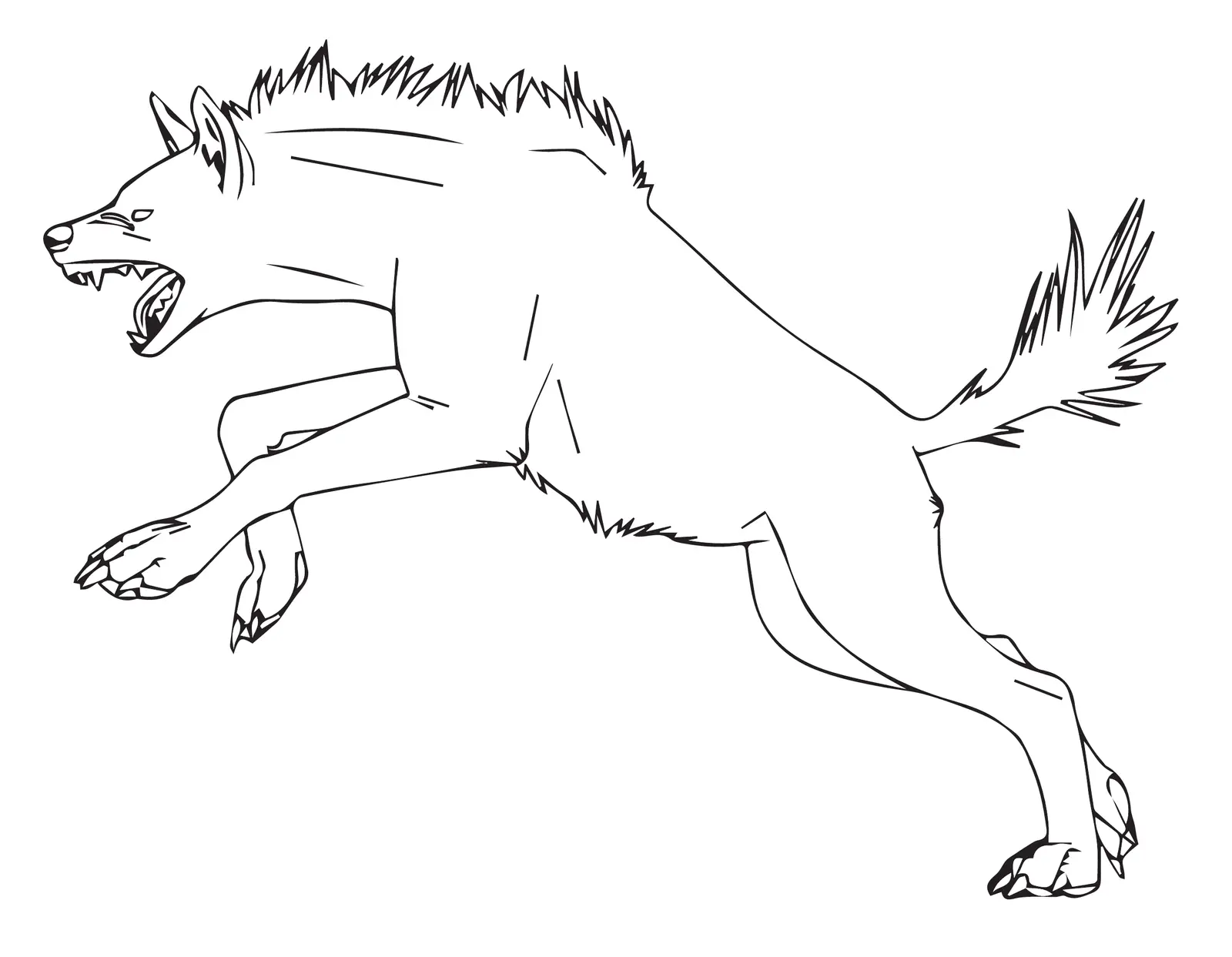 Hyena Ausmalbilder 18