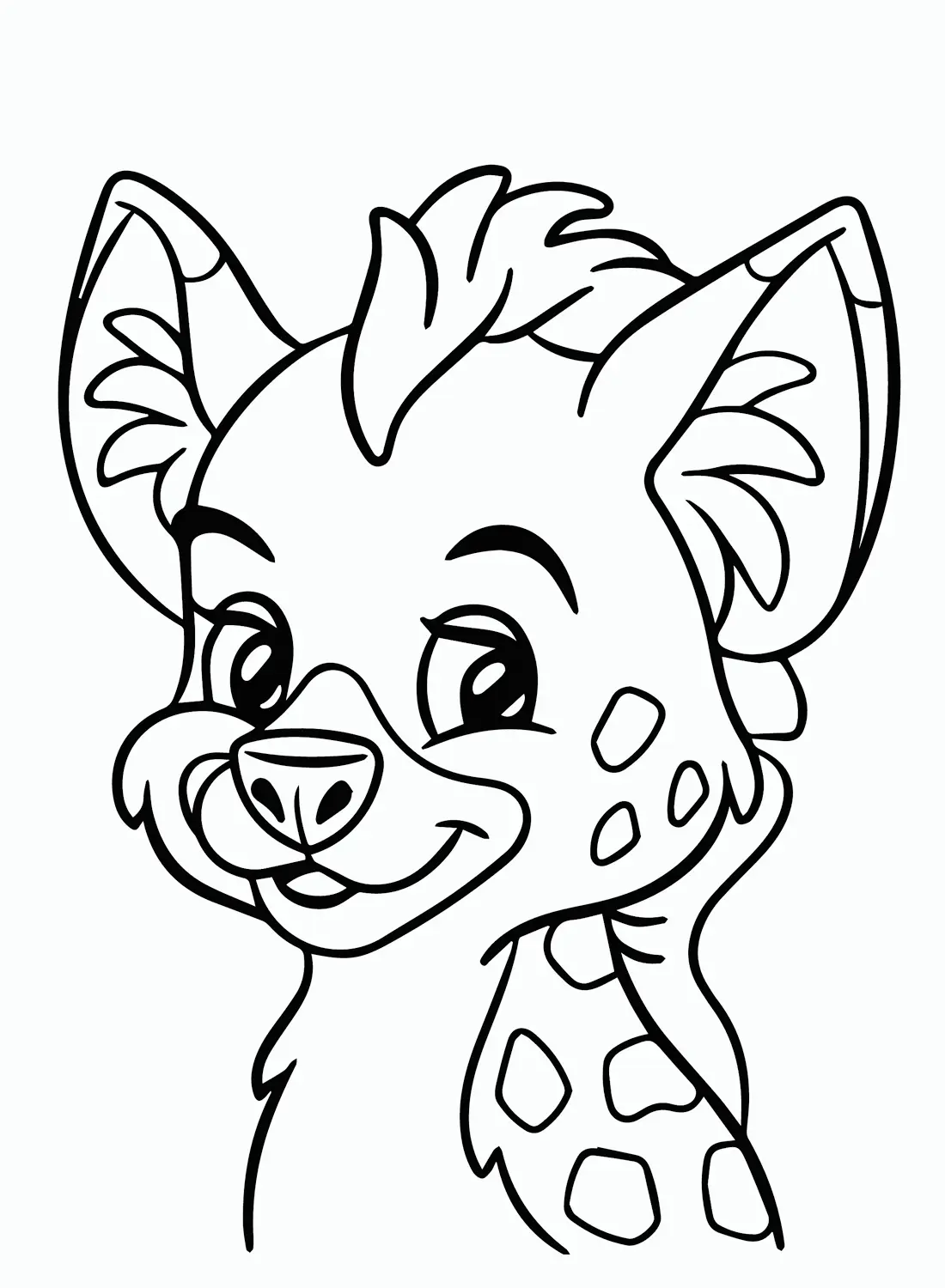 Hyena Ausmalbilder 2