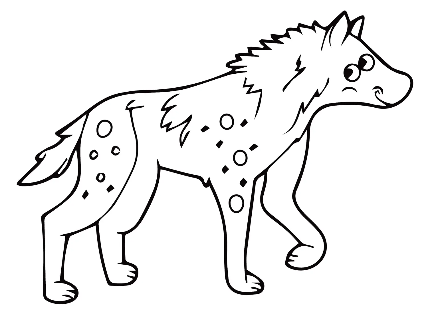 Hyena Ausmalbilder 22
