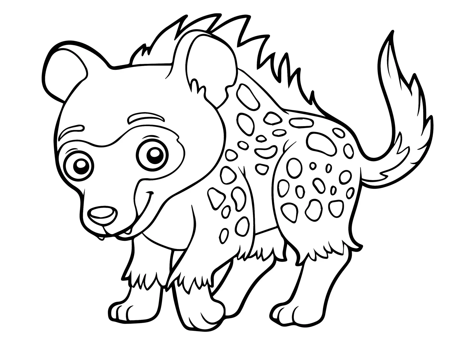 Hyena Ausmalbilder 23