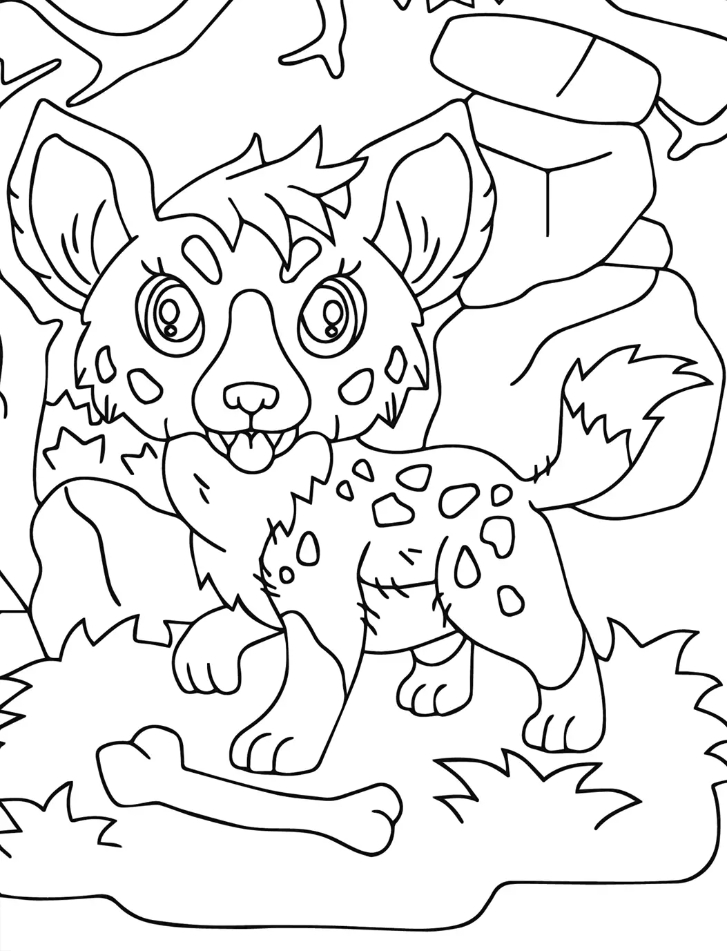 Hyena Ausmalbilder 25