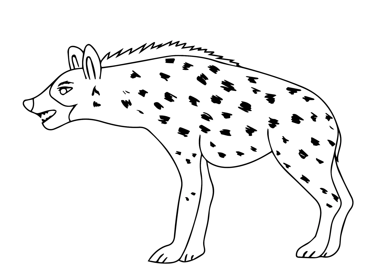 Hyena Ausmalbilder 27