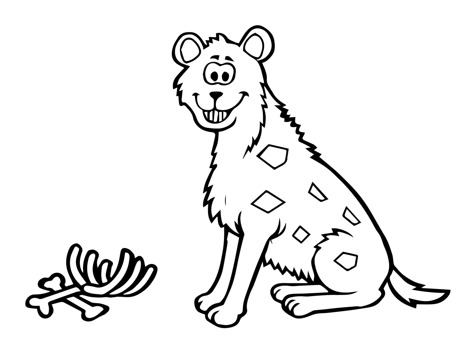 Hyena Ausmalbilder 30