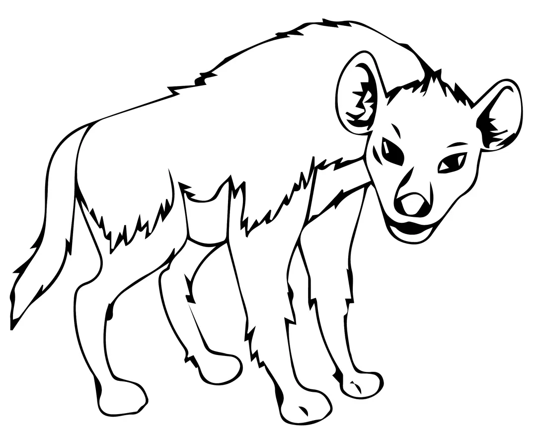 Hyena Ausmalbilder 31