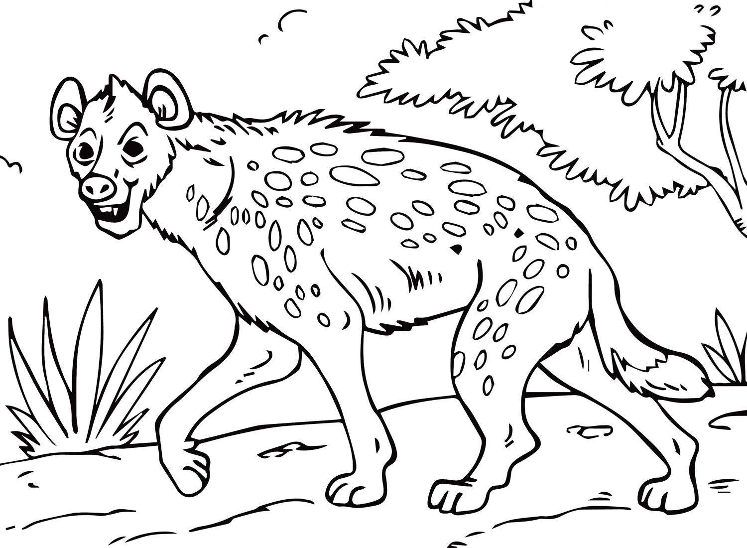 Hyena Ausmalbilder 32