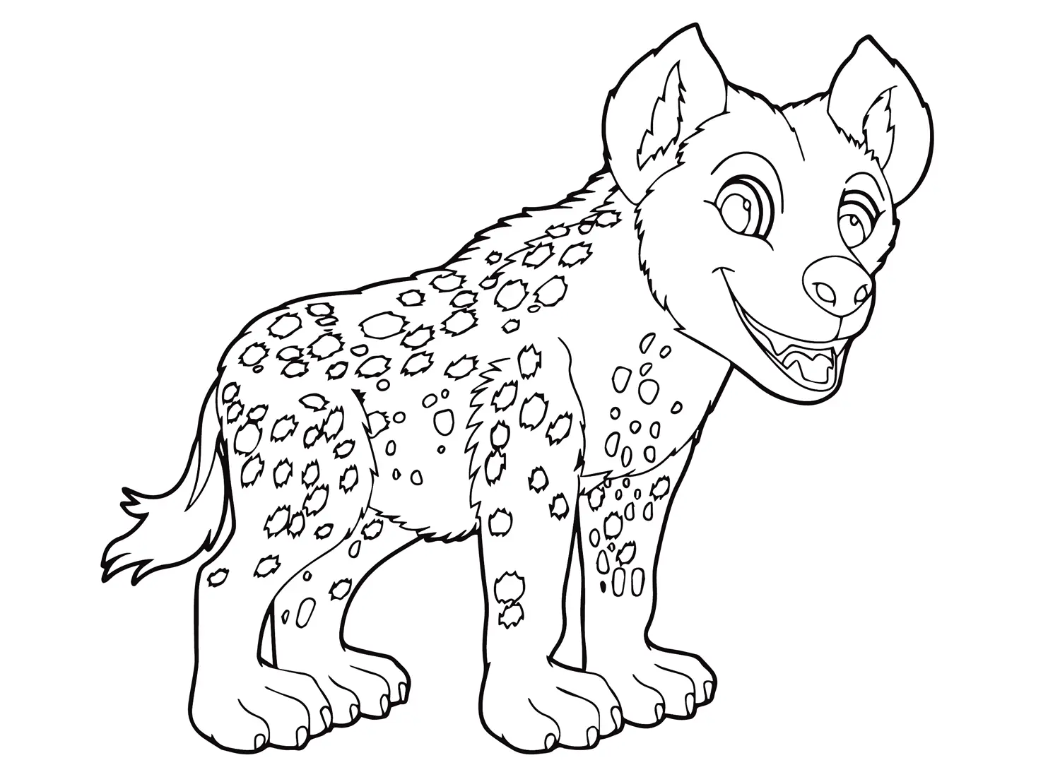 Hyena Ausmalbilder 37