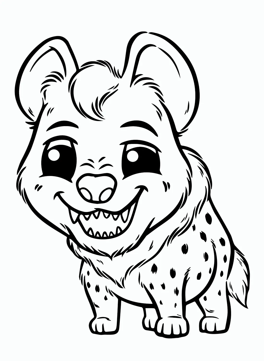 Hyena Ausmalbilder