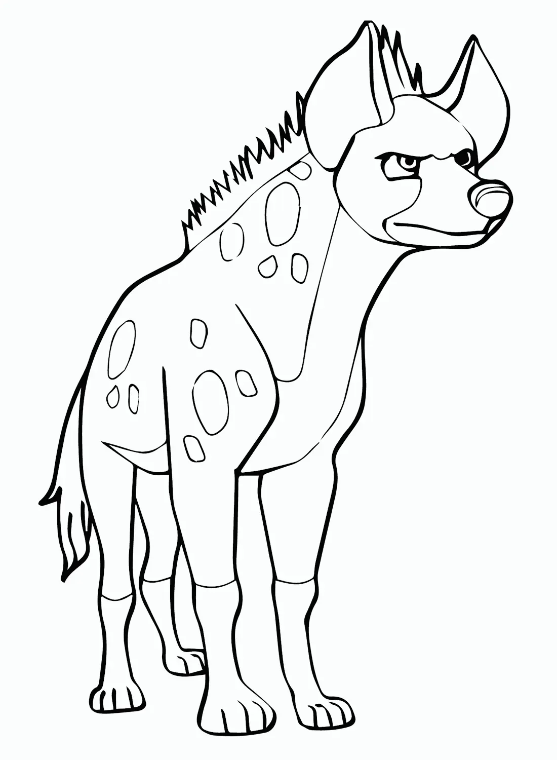 Hyena Ausmalbilder 6