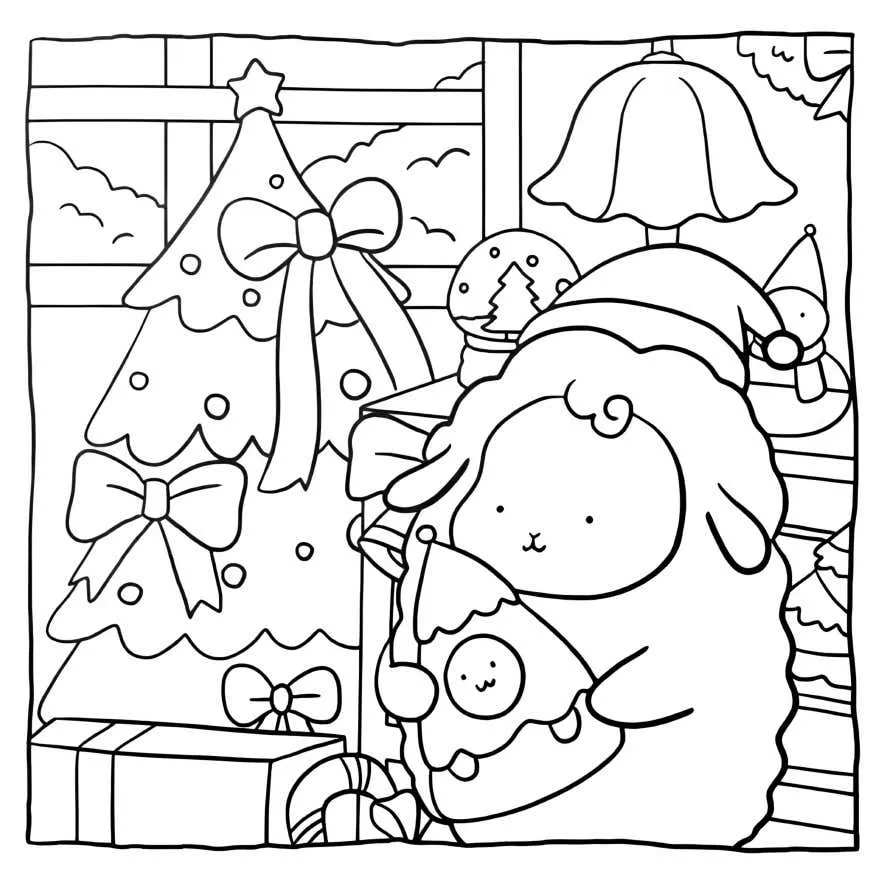 Natal Hygge Para Colorir 37